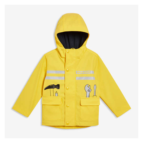Toddler Boys' Raincoat - Bright Yellow